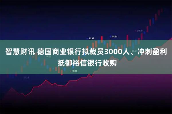 智慧财讯 德国商业银行拟裁员3000人、冲刺盈利 抵御裕信银行收购